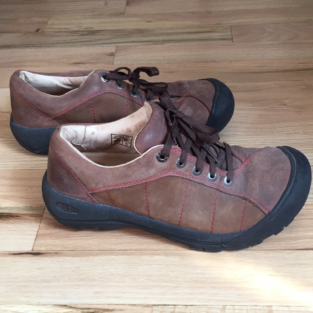 Keen Brown Leather Lace-Up Winter/Rain Shoes - Picture 2 of 4